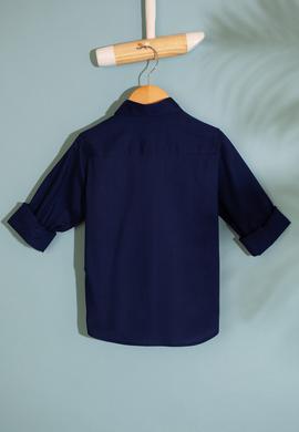 Erkek Çocuk Lacivert Gömlek Uzunkol - 50208611079