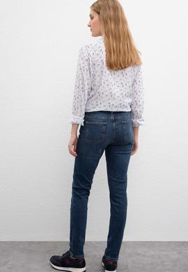 Kadın Mavi Denim Pantolon - 50209140003