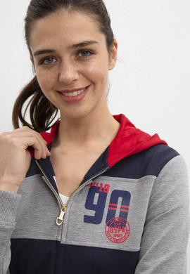 Kadın Gri Melanj Sweatshirt - 50205817005