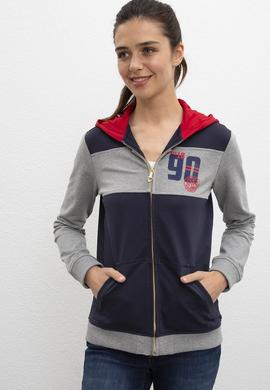 Kadın Gri Melanj Sweatshirt - 50205817005