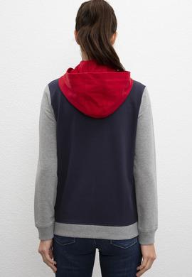 Kadın Gri Melanj Sweatshirt - 50205817005