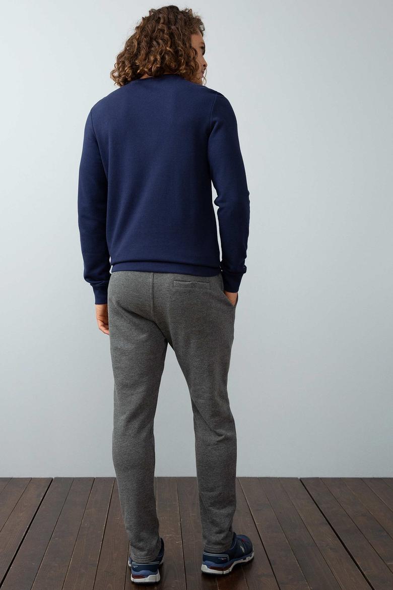 Erkek Antrasit Melanj Eşofman Altı - 50192146006