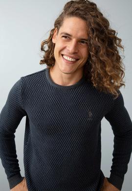 Erkek Lacivert Triko Kazak - 50196757010