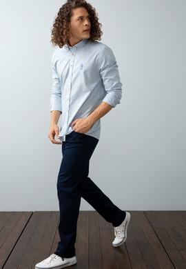 Mavi Gömlek Uzunkol - 50193829028