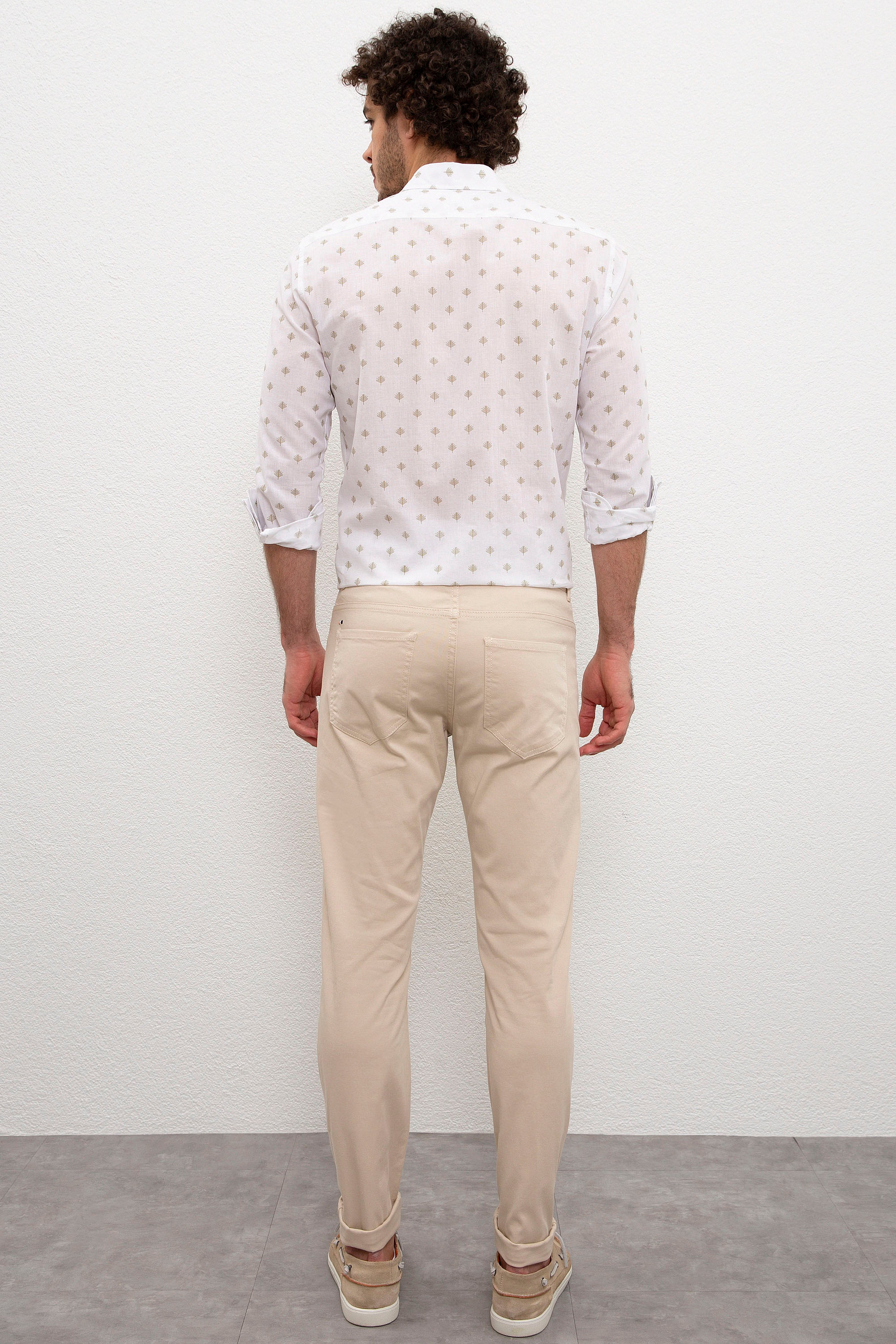 Erkek Bej Chinos - Image 3