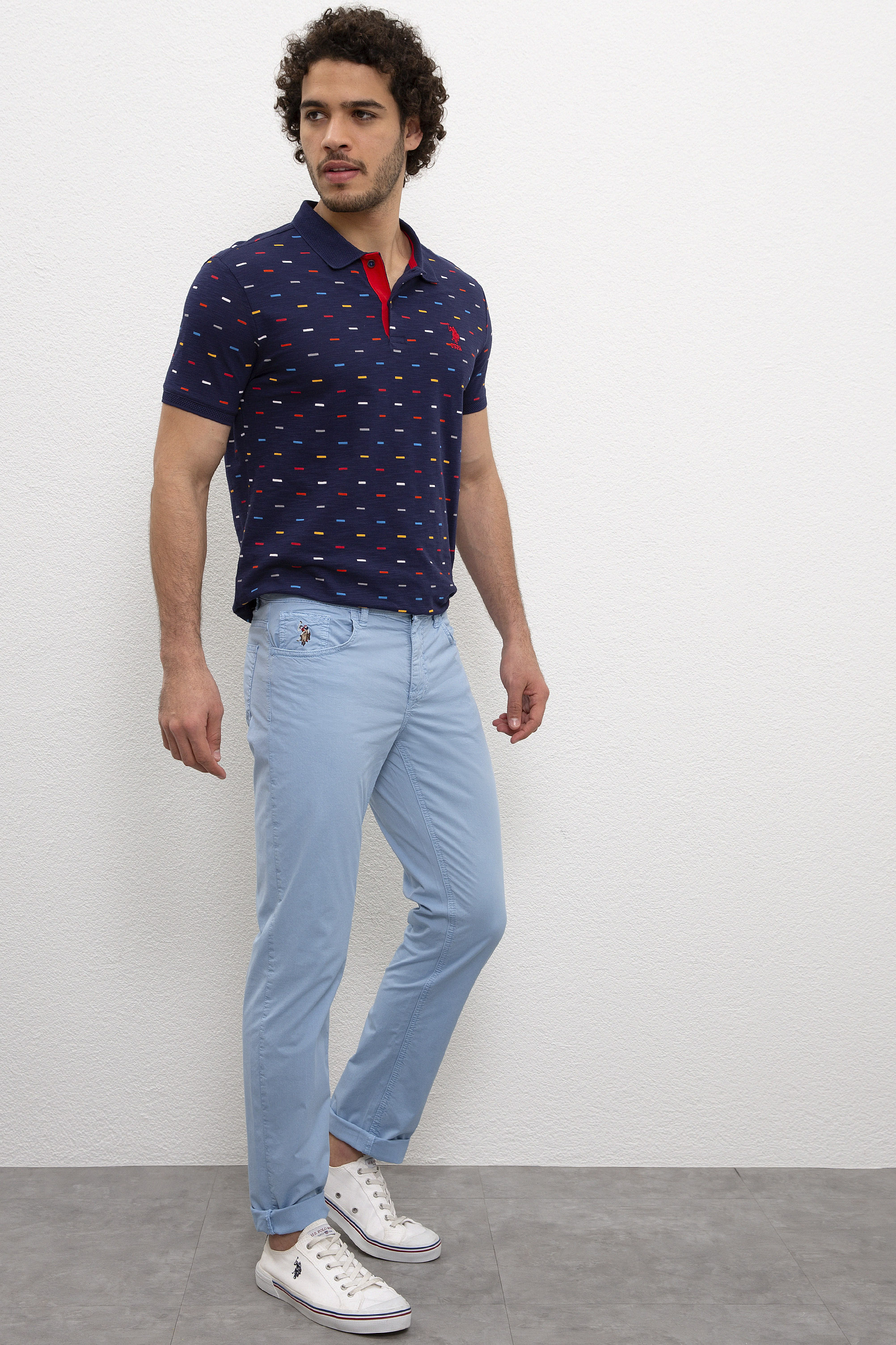 Erkek Mavi Chinos - Image 2