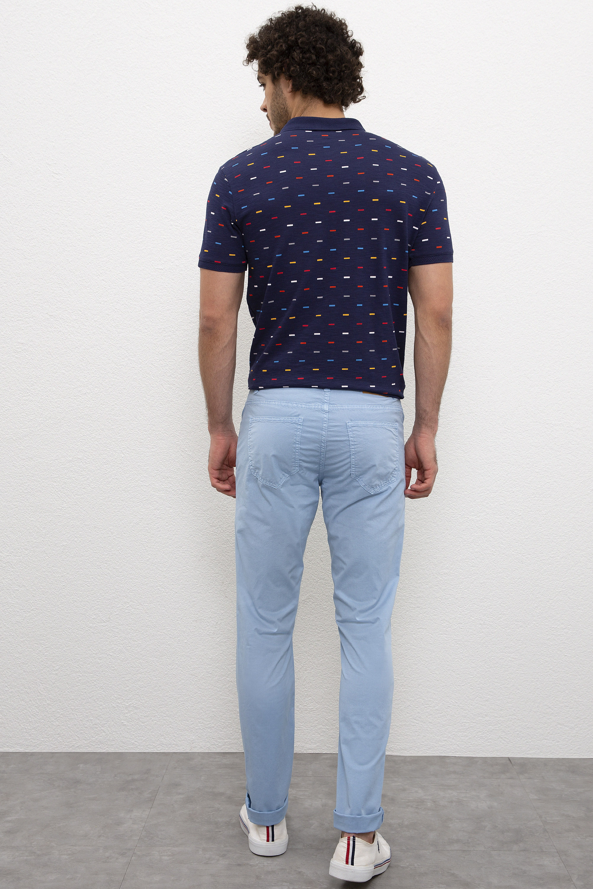 Erkek Mavi Chinos - Image 3