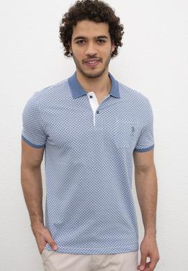 Erkek İndigo Tişört - 50219125007