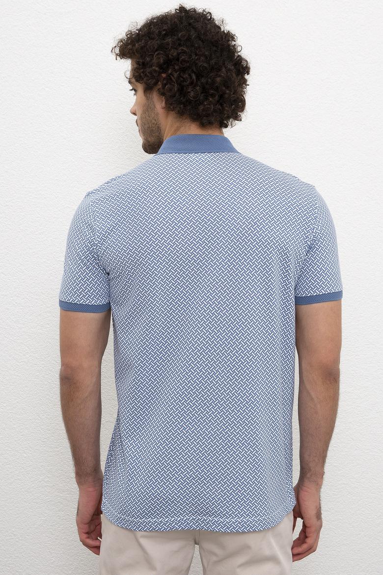 Erkek İndigo Tişört - 50219125007