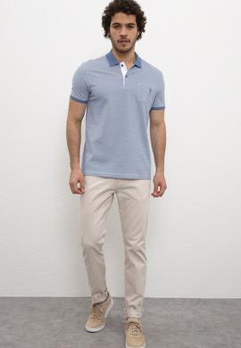 Erkek İndigo Tişört - 50219125007