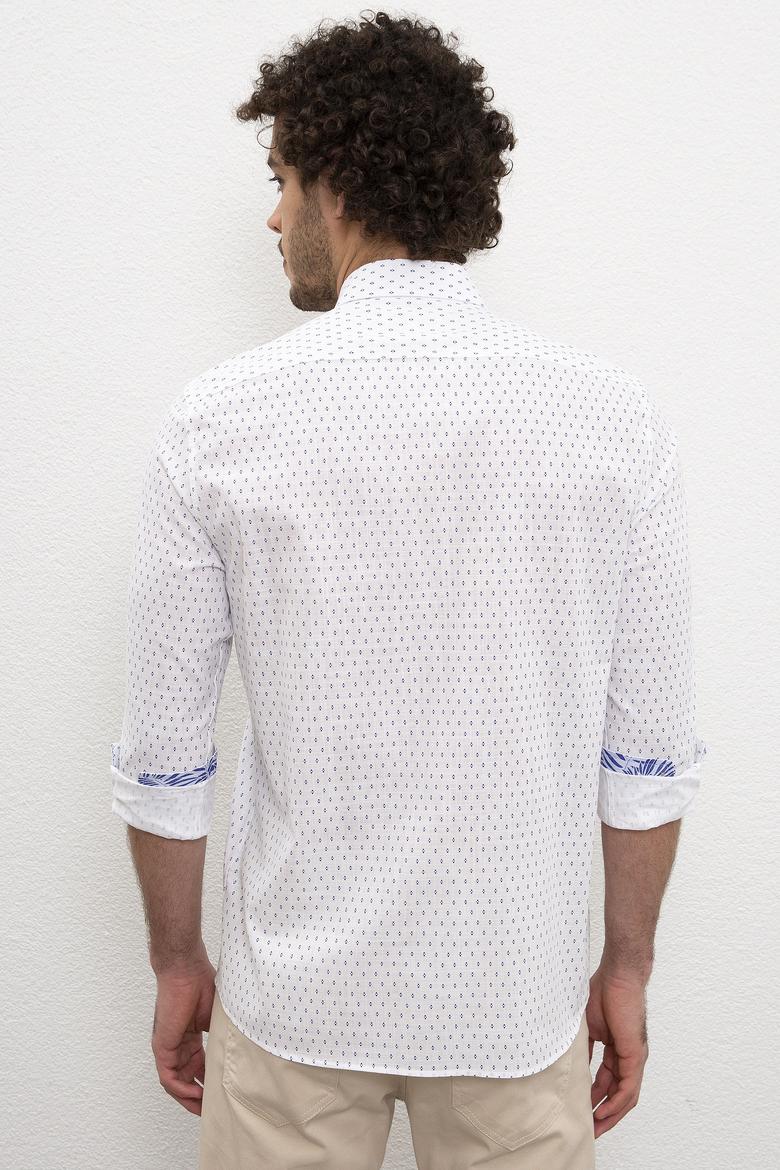 Erkek Beyaz Gömlek Uzunkol - 50218448021