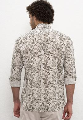 Erkek Yeşil Gömlek Uzunkol - 50218623003