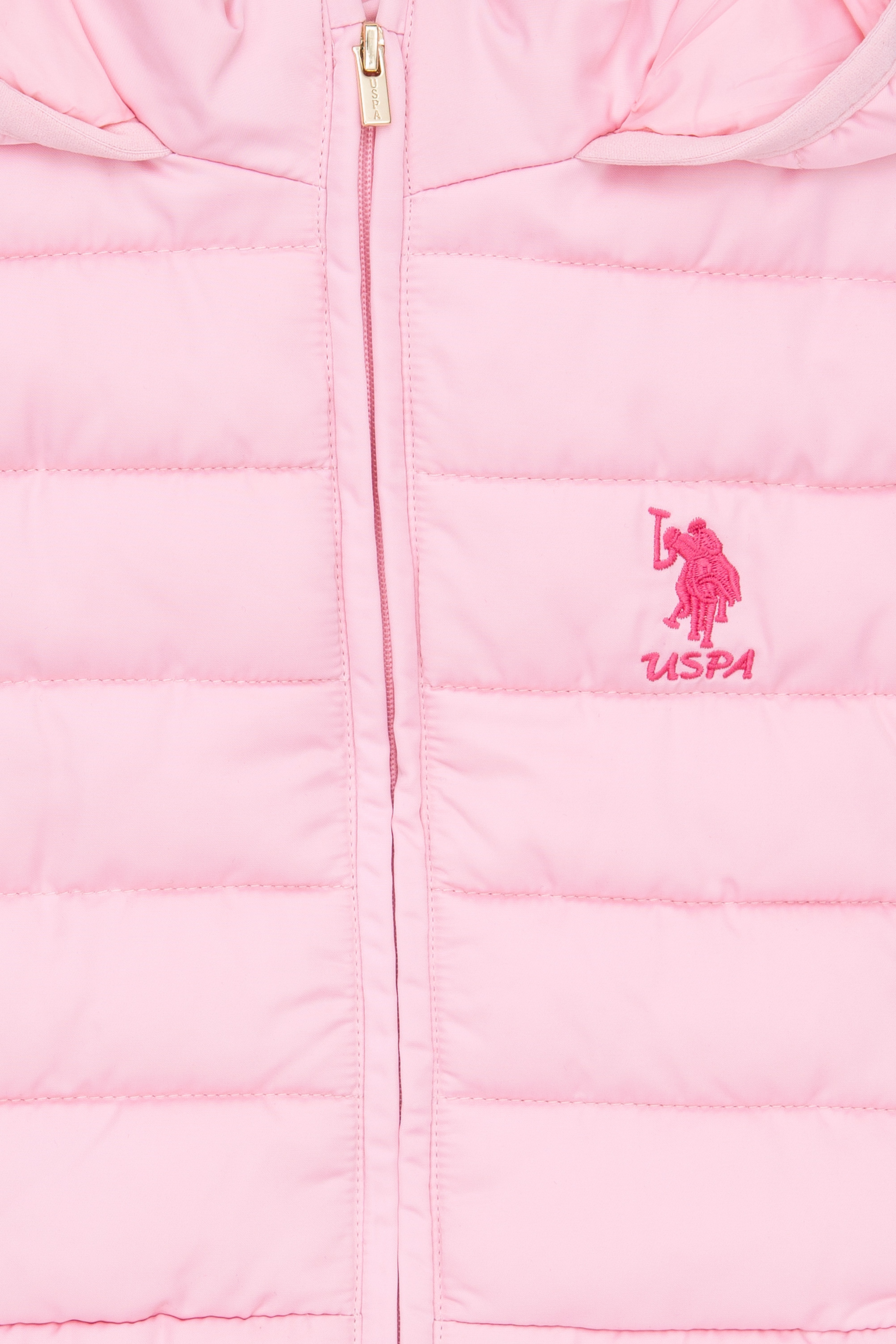Kız Çocuk Pembe Dokuma Yelek - Image 3