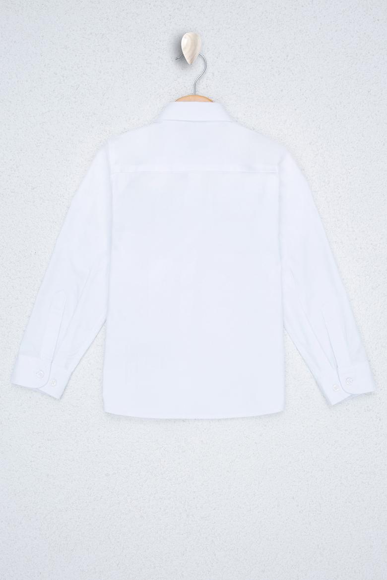 Erkek Çocuk Beyaz Gömlek Uzunkol - 50222556020