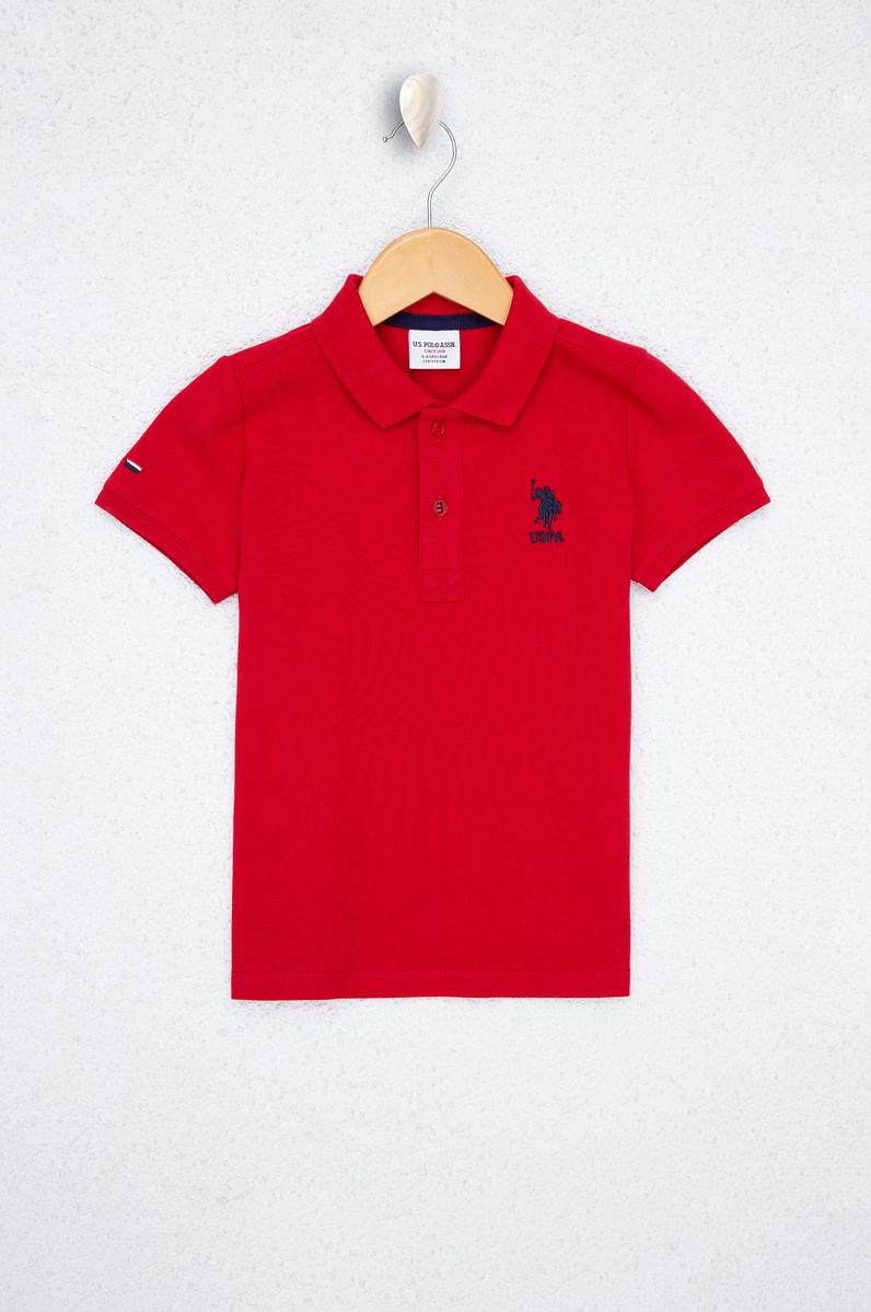 Erkek Çocuk Kırmızı Polo Yaka Tişört