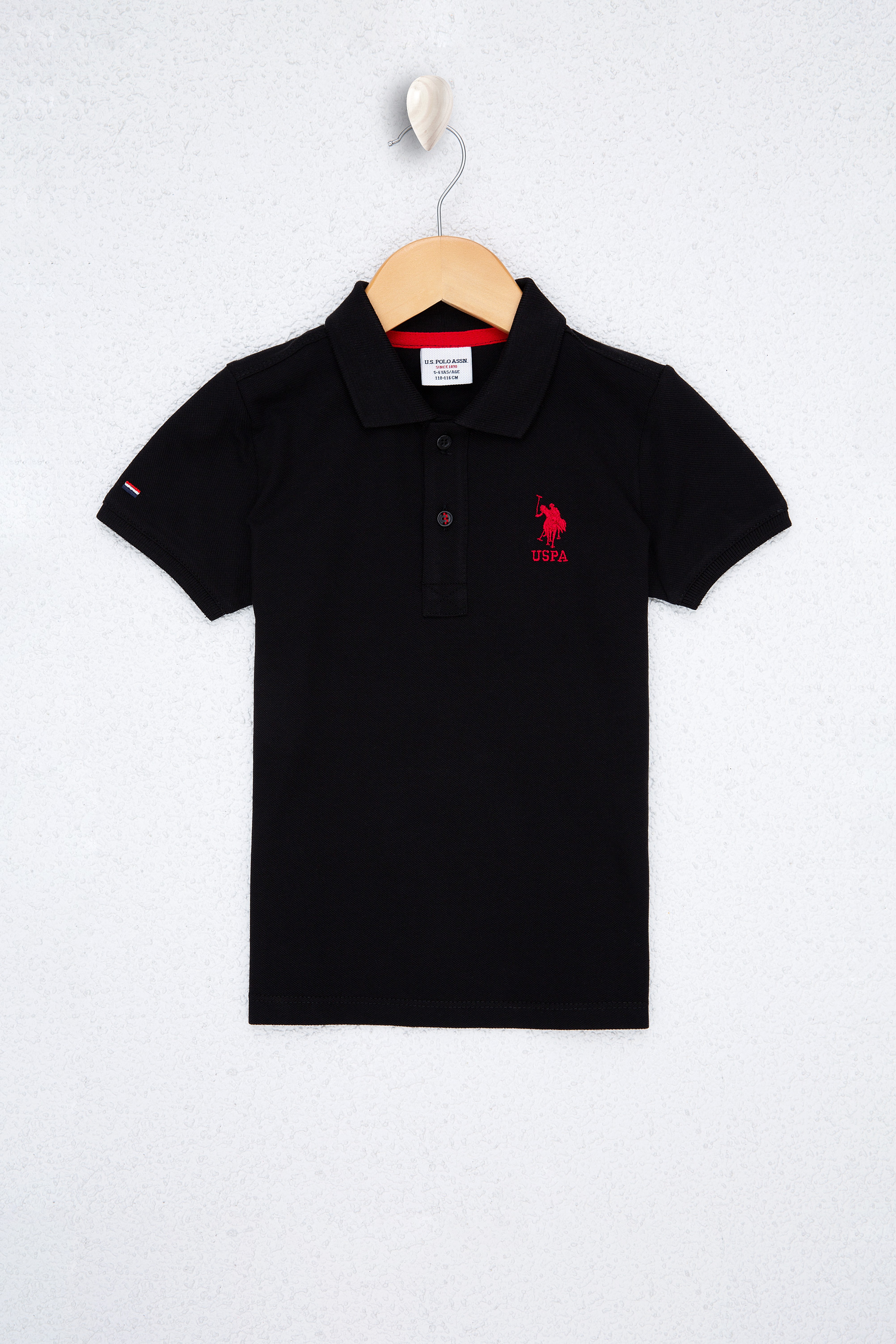 Erkek Çocuk Siyah Polo Yaka Tişört