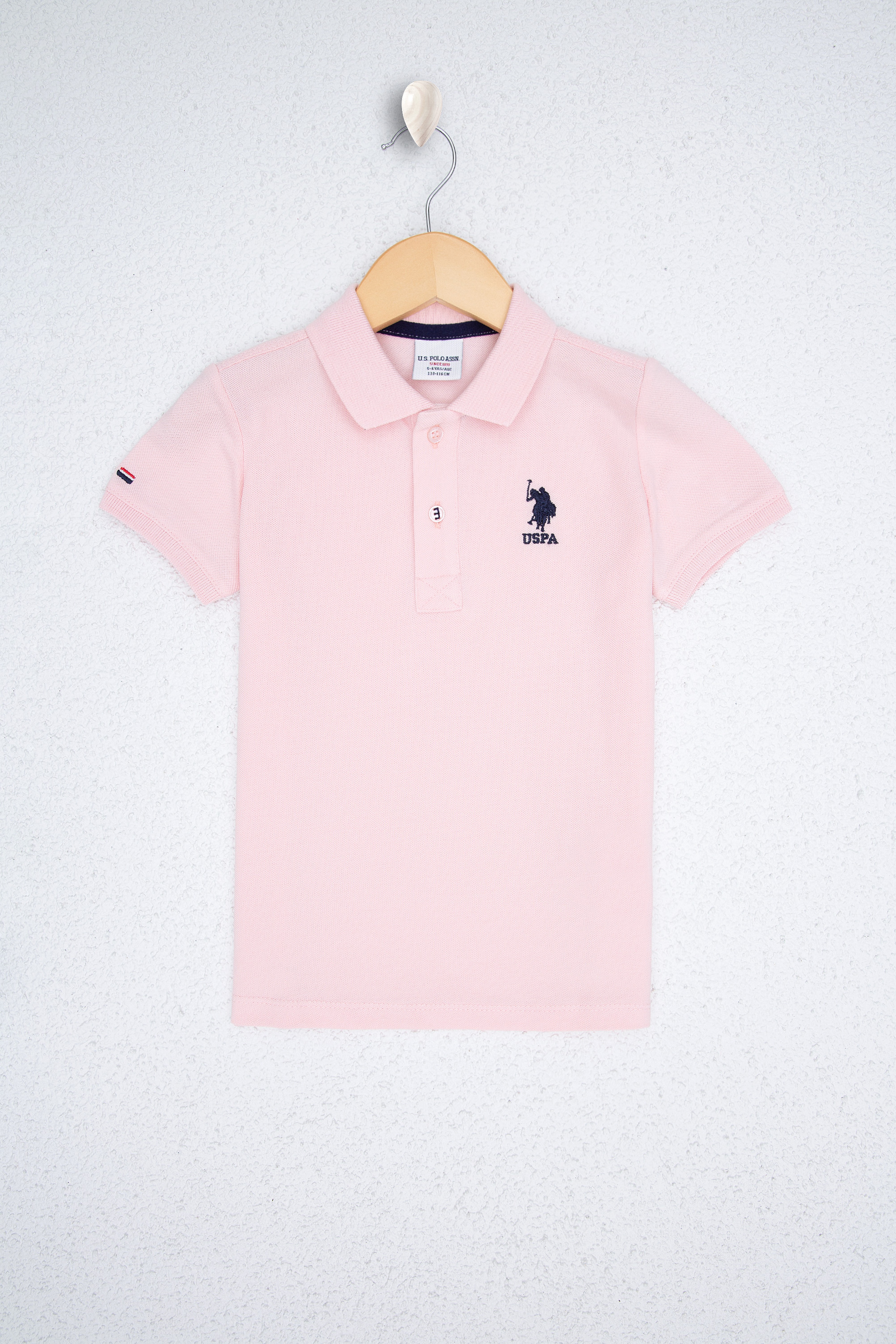 Erkek Çocuk Pembe Polo Yaka Tişört - Image 1