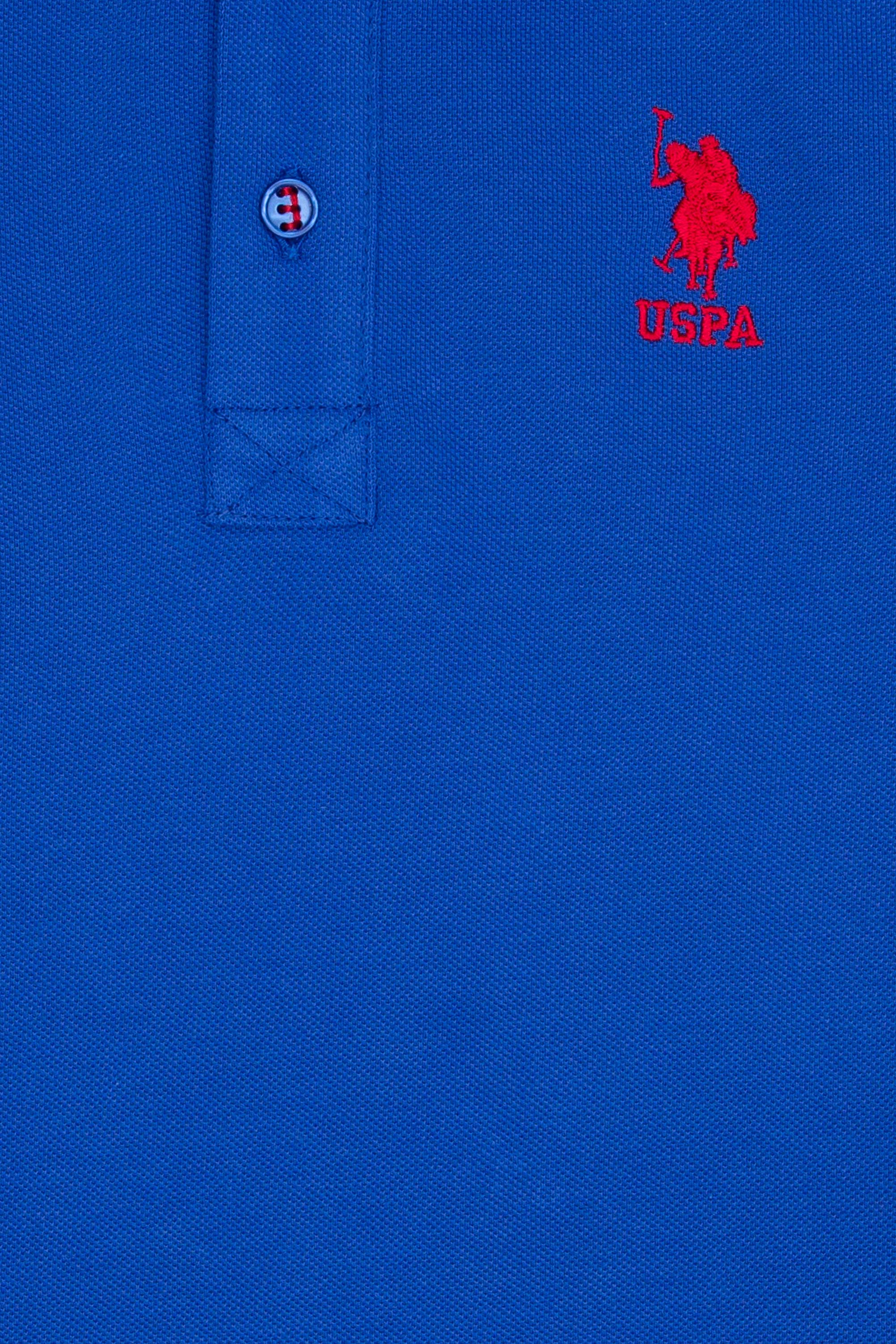 Erkek Çocuk Mavi Polo Yaka Tişört - Image 3