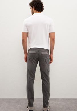 Erkek Gri Denim Pantolon - 50218993003