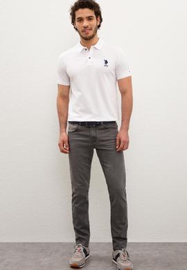 Erkek Gri Denim Pantolon - 50218993003