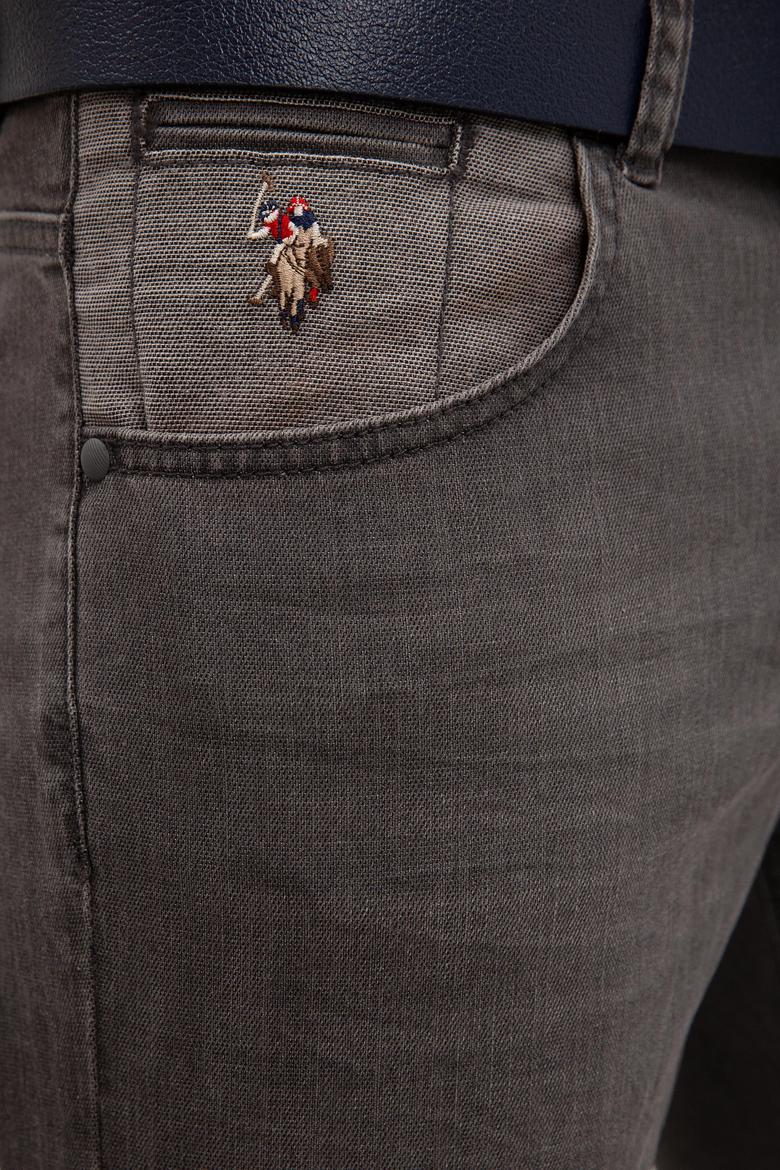 Erkek Gri Denim Pantolon - 50218993003