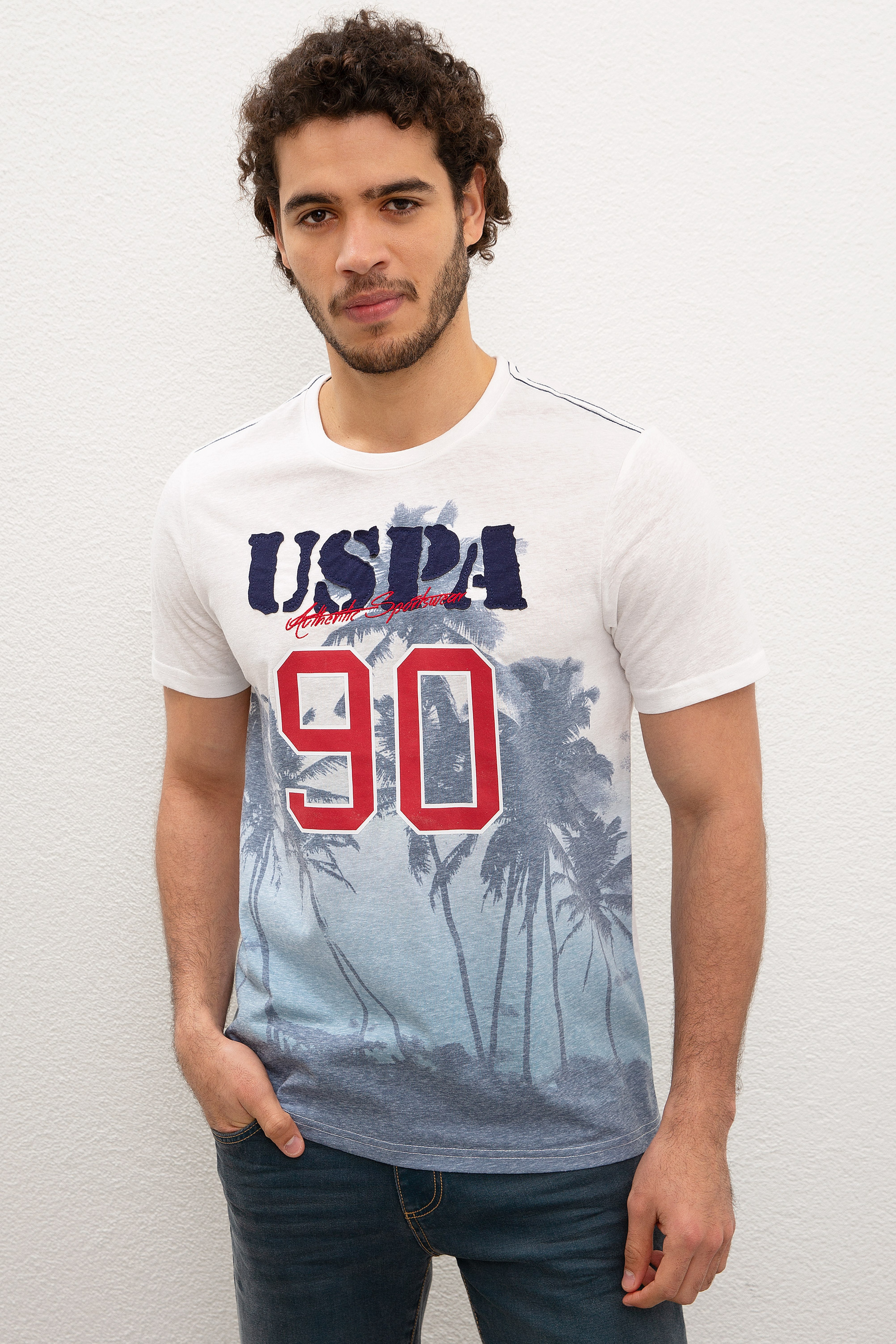 Erkek Lacivert T-shirt - Image 1