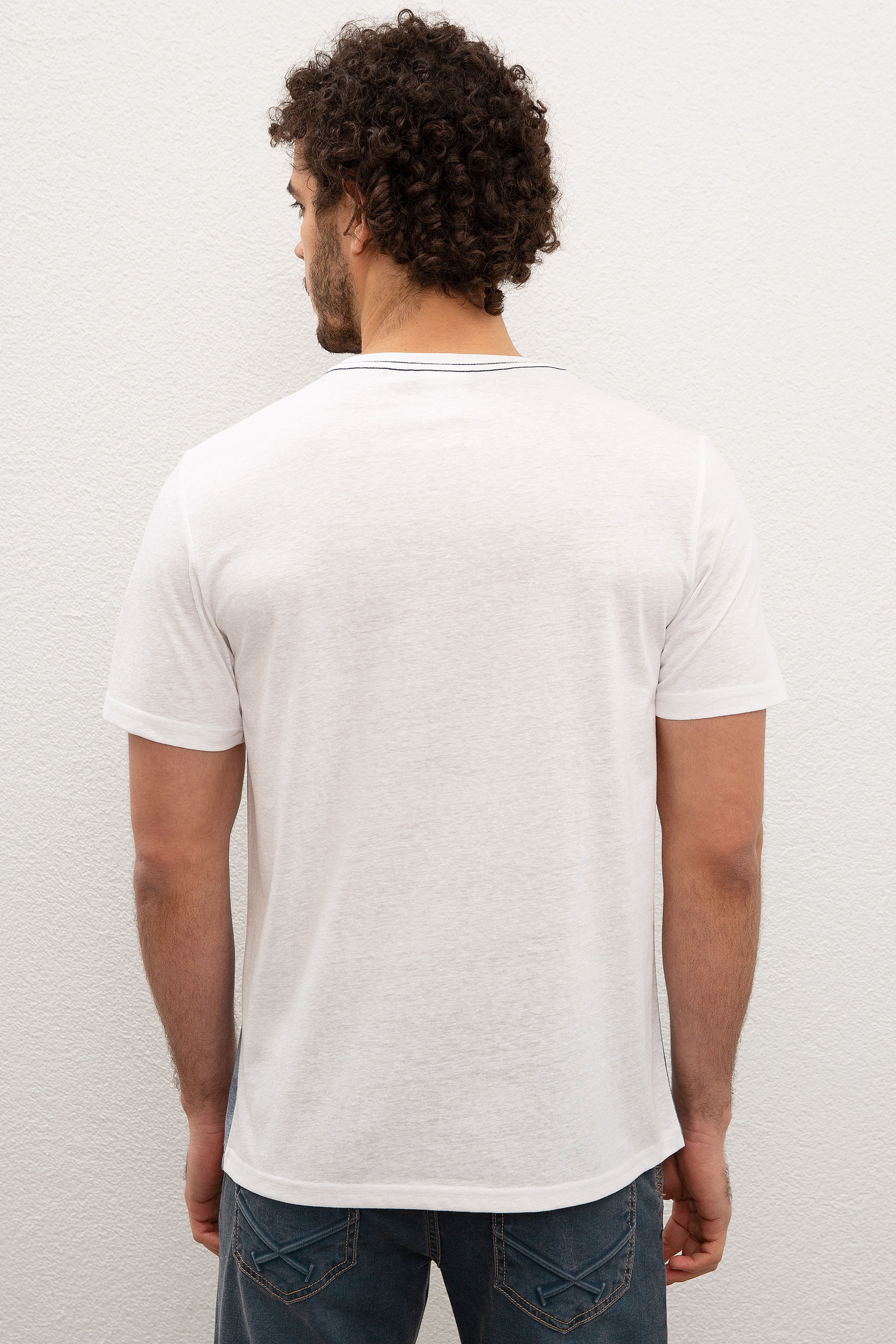 Erkek Lacivert T-shirt