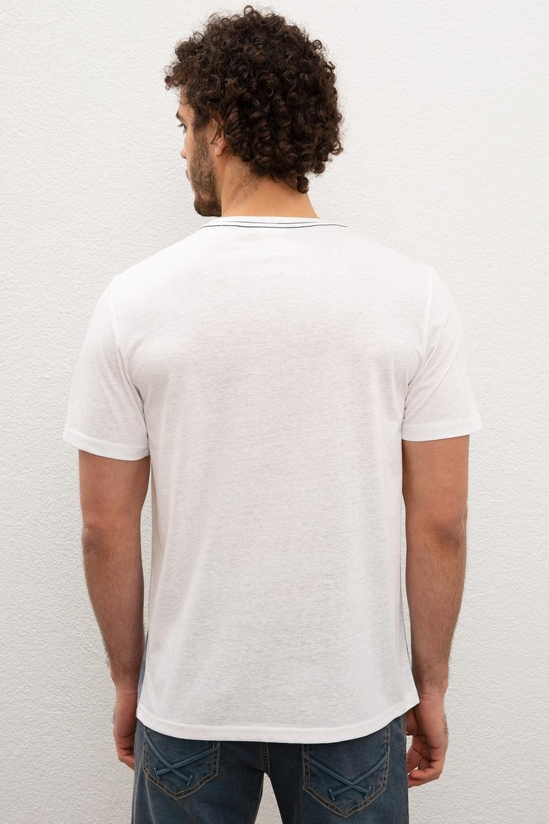 Erkek Lacivert T-shirt - 50220551010