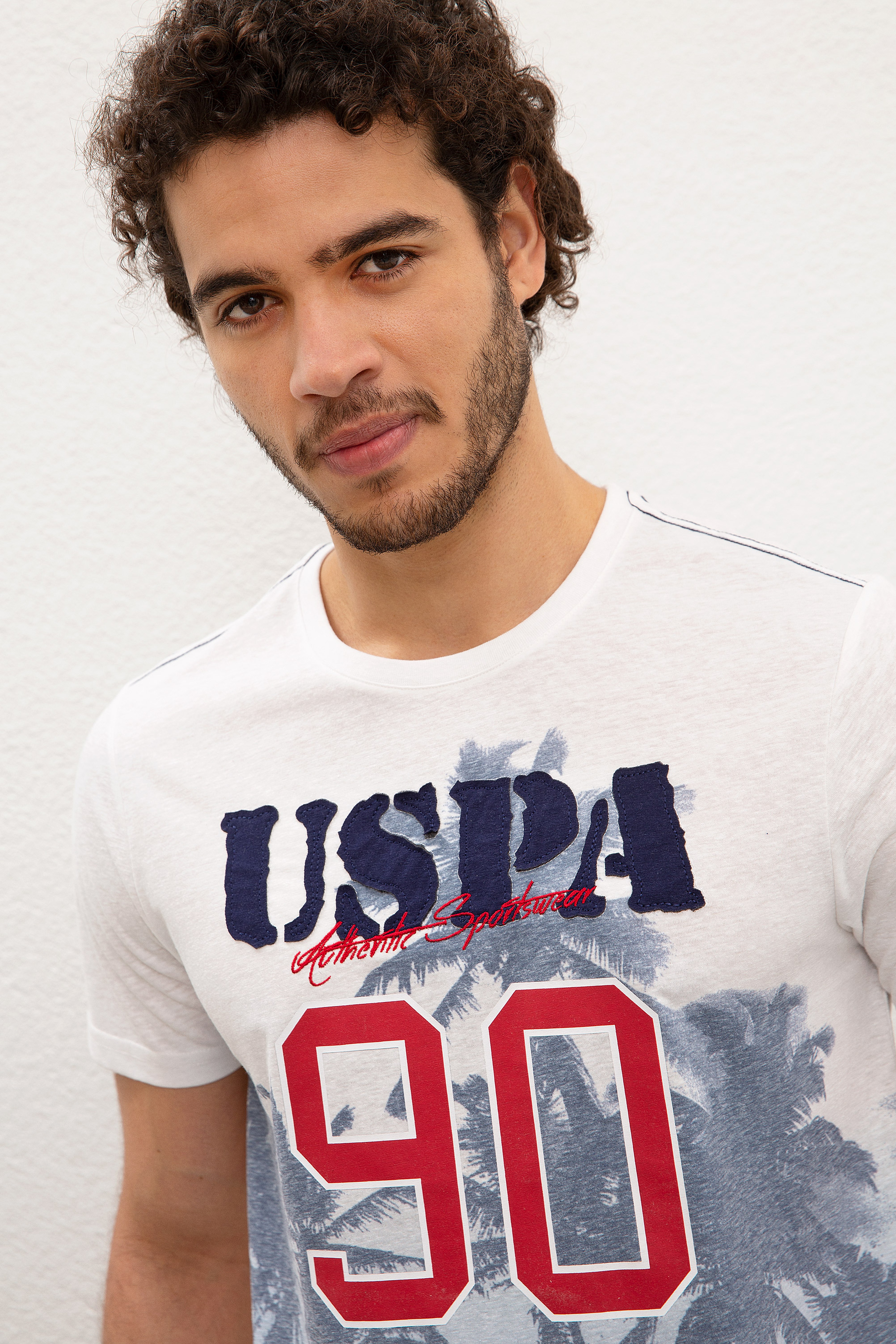 Erkek Lacivert T-shirt - Image 2