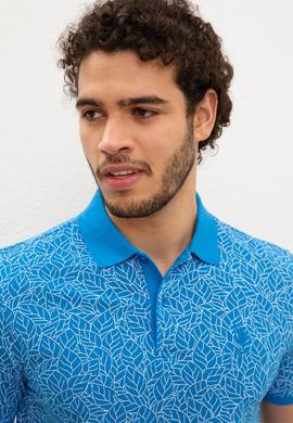 Erkek Kobalt Mavi Tişört - 50218405032