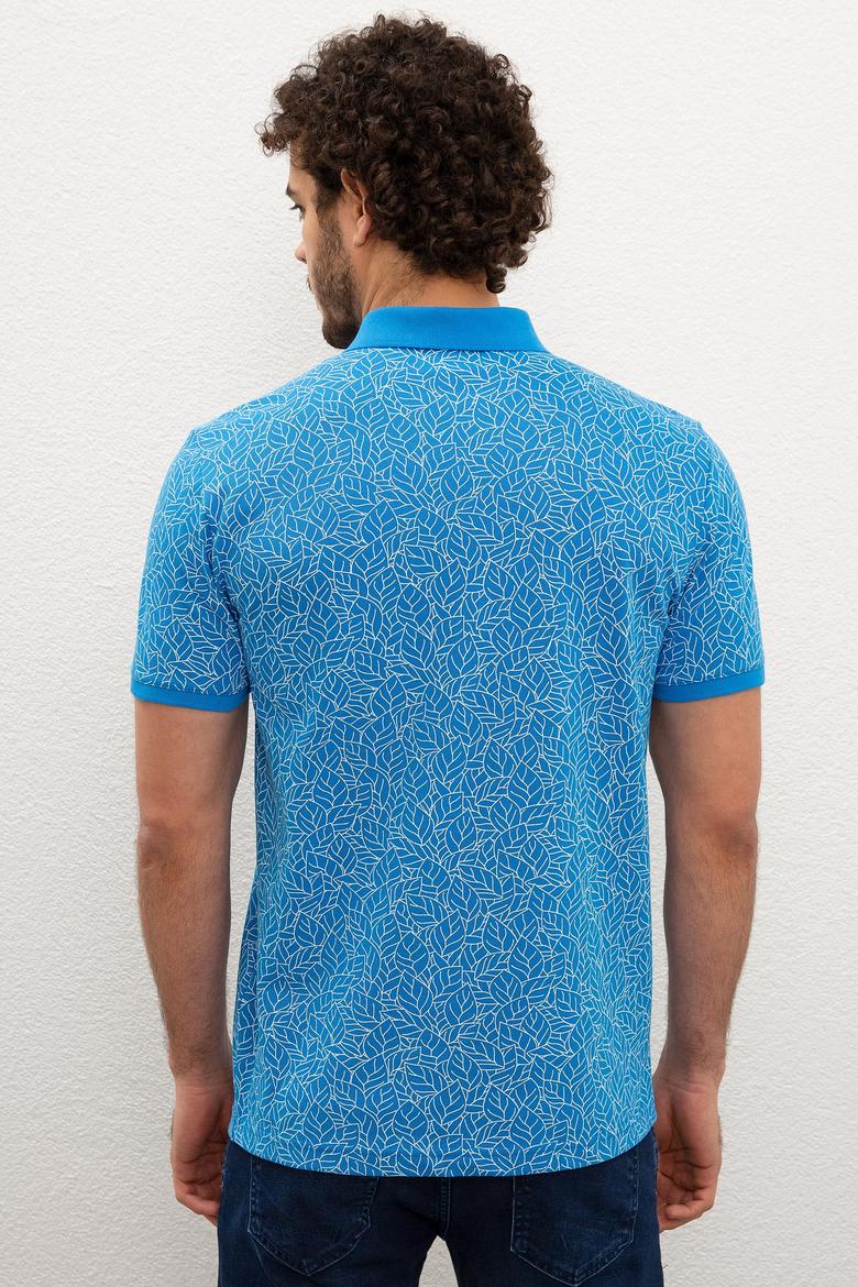 Erkek Kobalt Mavi Tişört - 50218405032