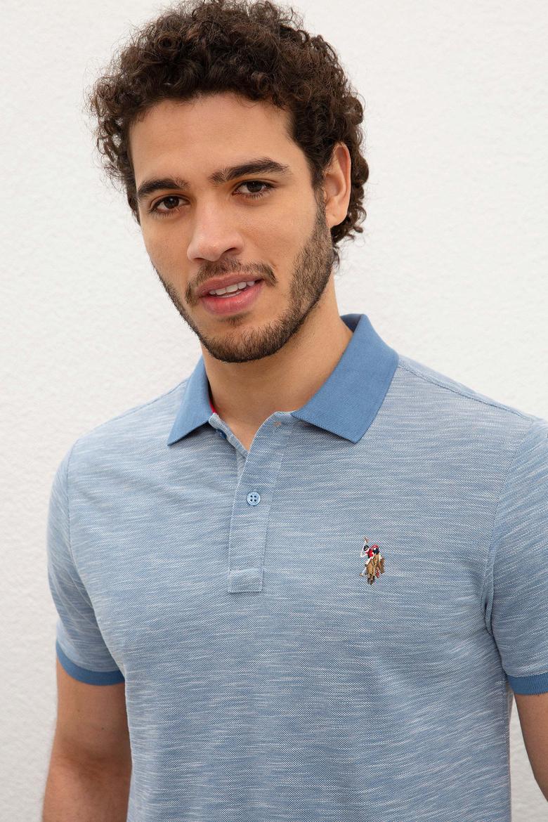 Erkek İndigo Tişört - 50218573011