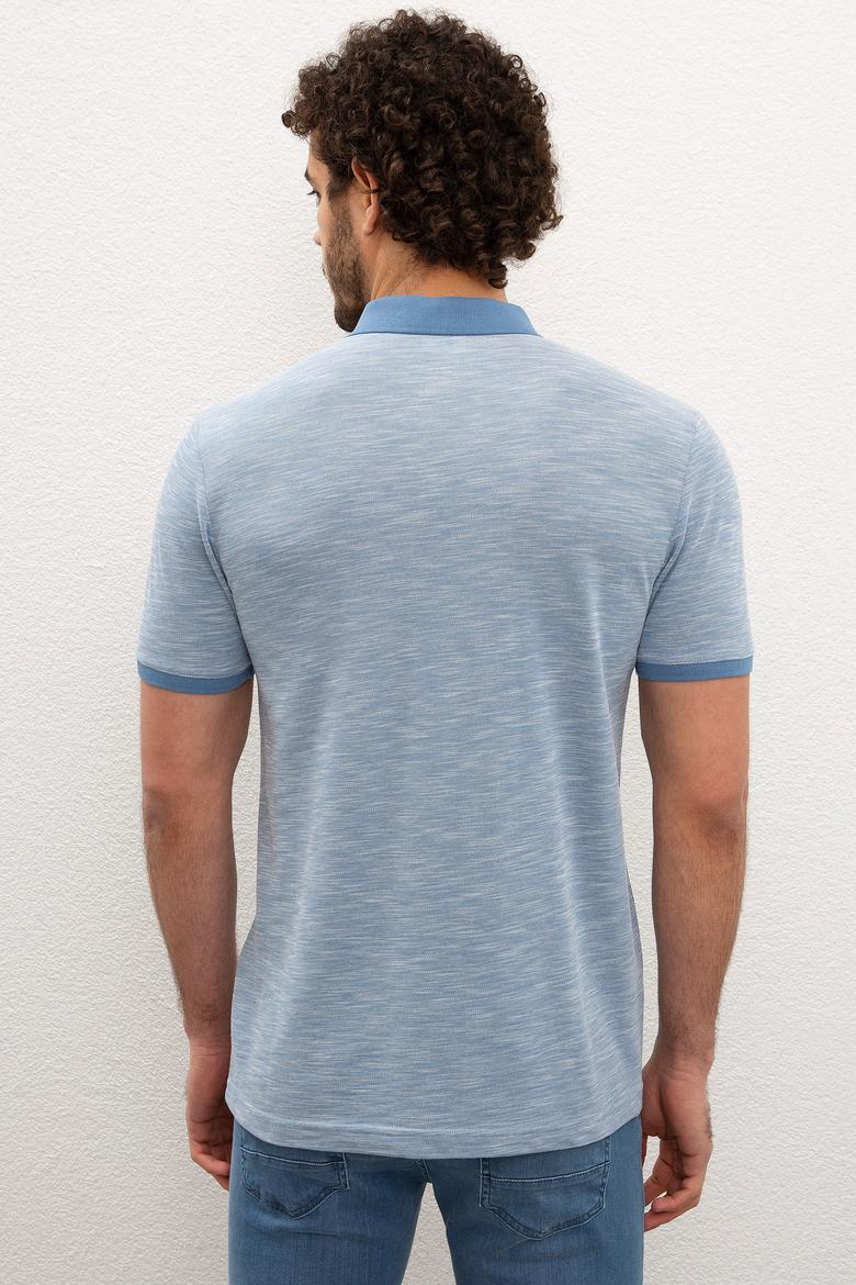 Erkek İndigo Tişört - 50218573011