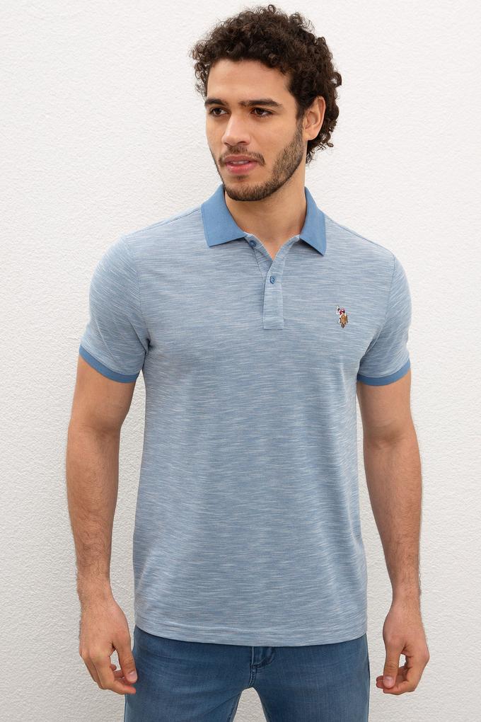 Erkek İndigo Tişört