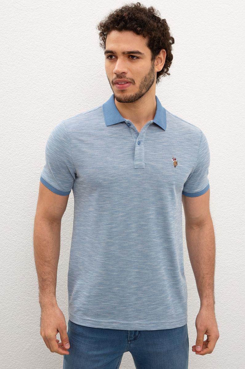 Erkek İndigo Tişört