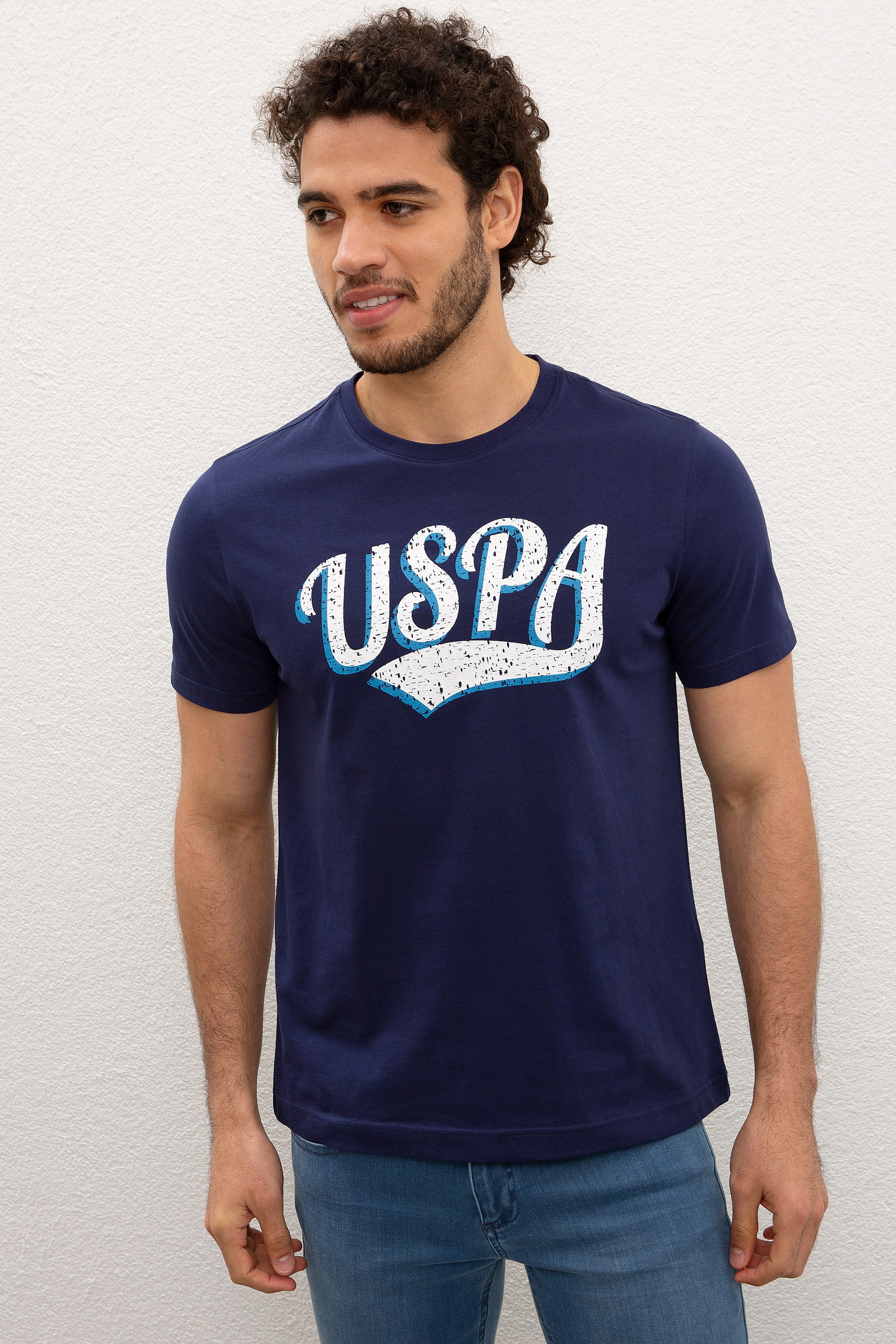 Erkek Lacivert T-shirt - Image 1