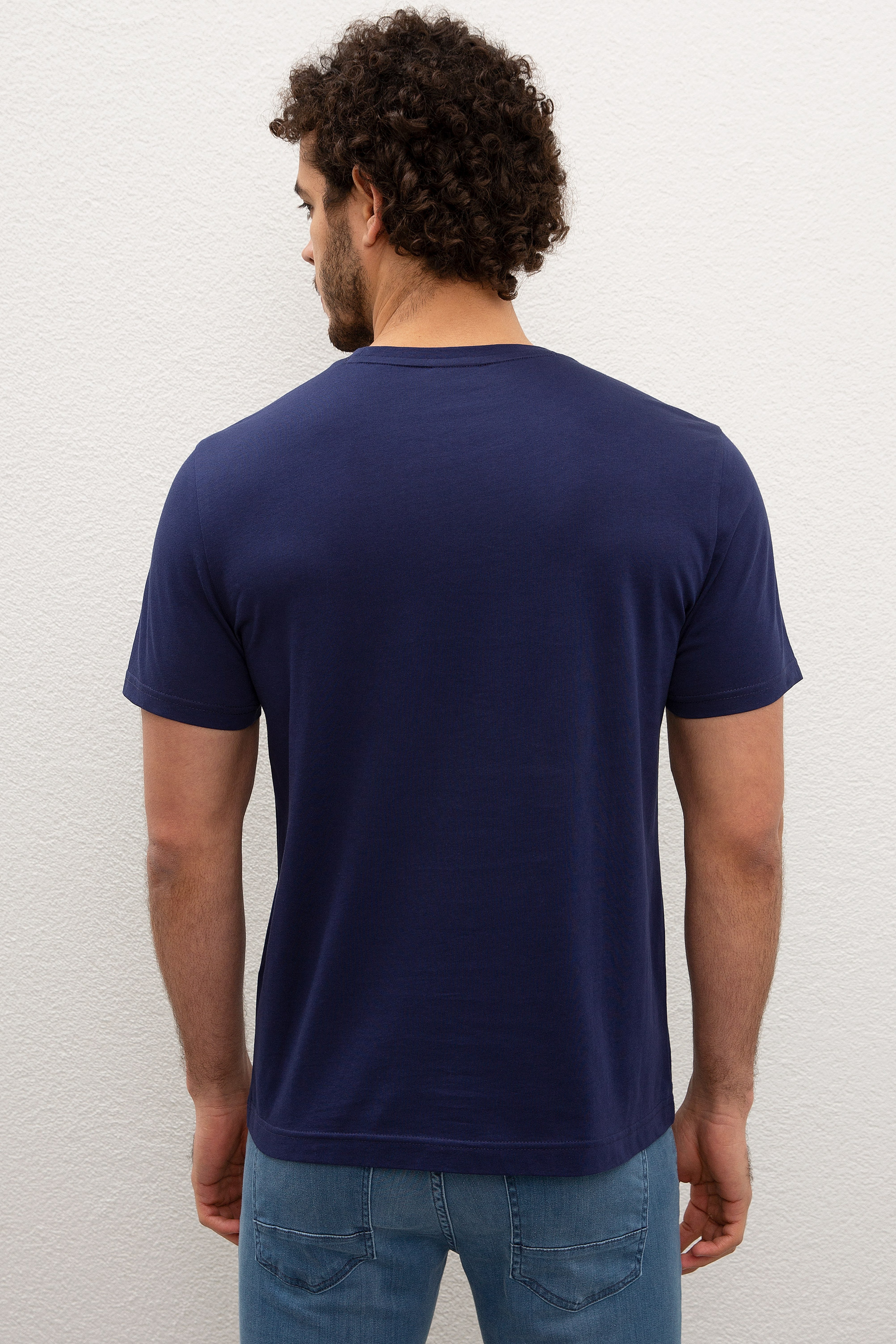 Erkek Lacivert T-shirt