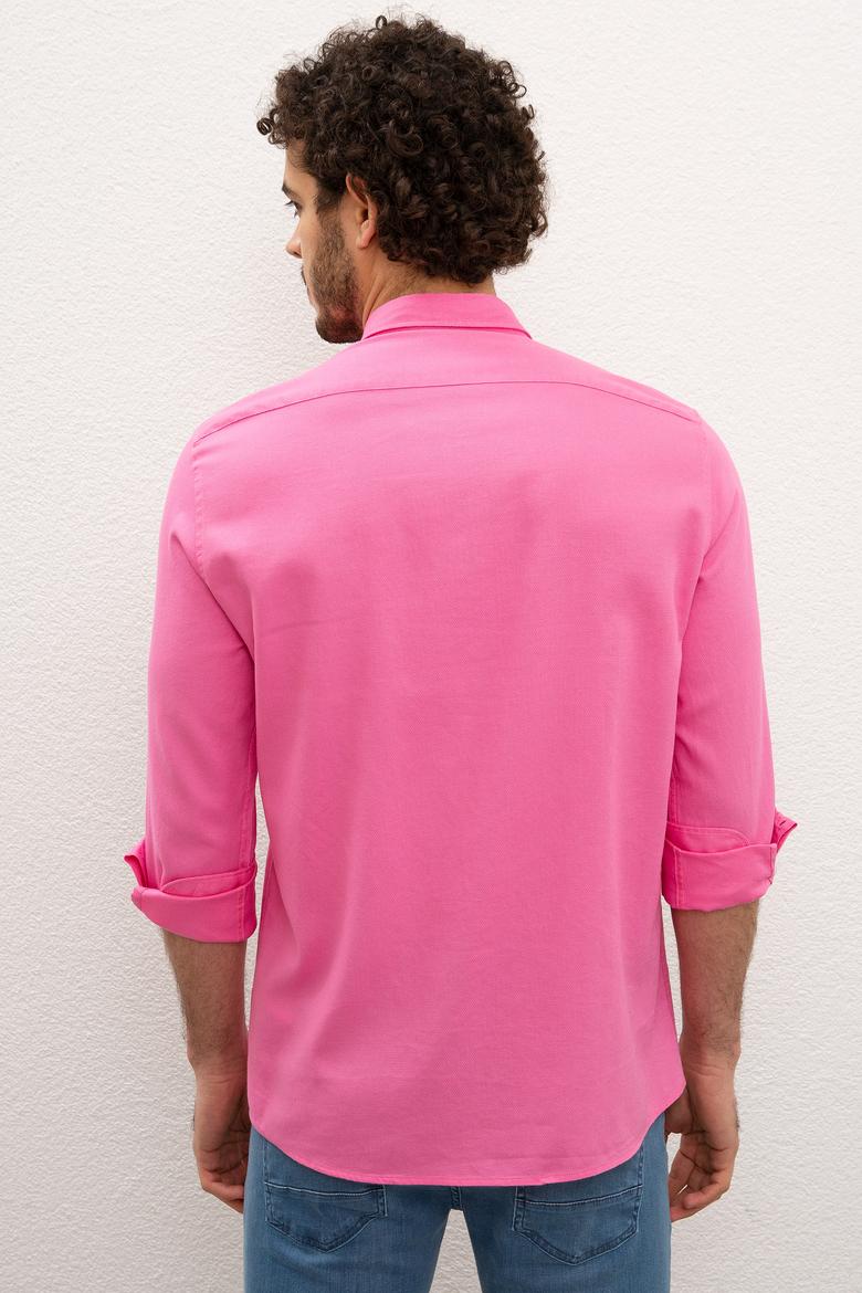 Erkek Pembe Gömlek Uzunkol - 50202297009