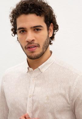 Erkek Beyaz Gömlek Uzunkol - 50221300005