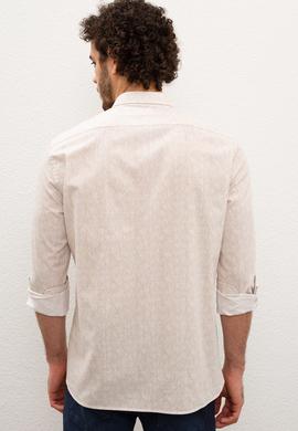 Erkek Beyaz Gömlek Uzunkol - 50221300005