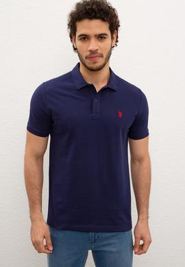 Erkek Lacivert Basic Tişört - 50217612122