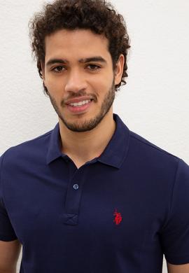 Erkek Lacivert Basic Tişört - 50217612122