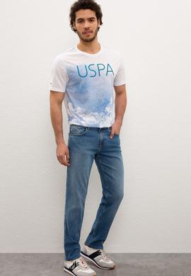 Erkek Mavi Denim Pantolon - 50220302022