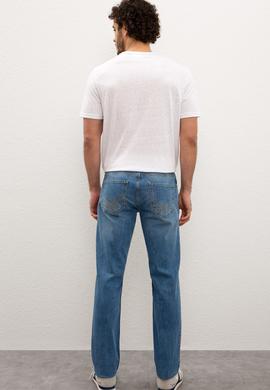 Erkek Mavi Denim Pantolon - 50220302022