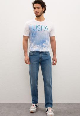 Erkek Mavi Denim Pantolon - 50220302022