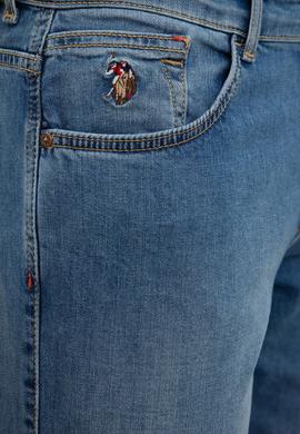 Erkek Mavi Denim Pantolon - 50220302022