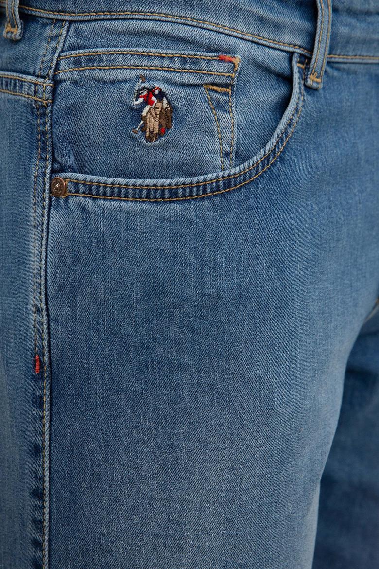 Erkek Mavi Denim Pantolon - 50220302022