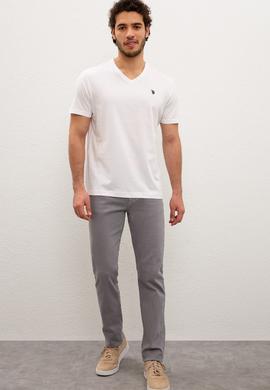 Erkek Beyaz Basic Tişört - 50222610010