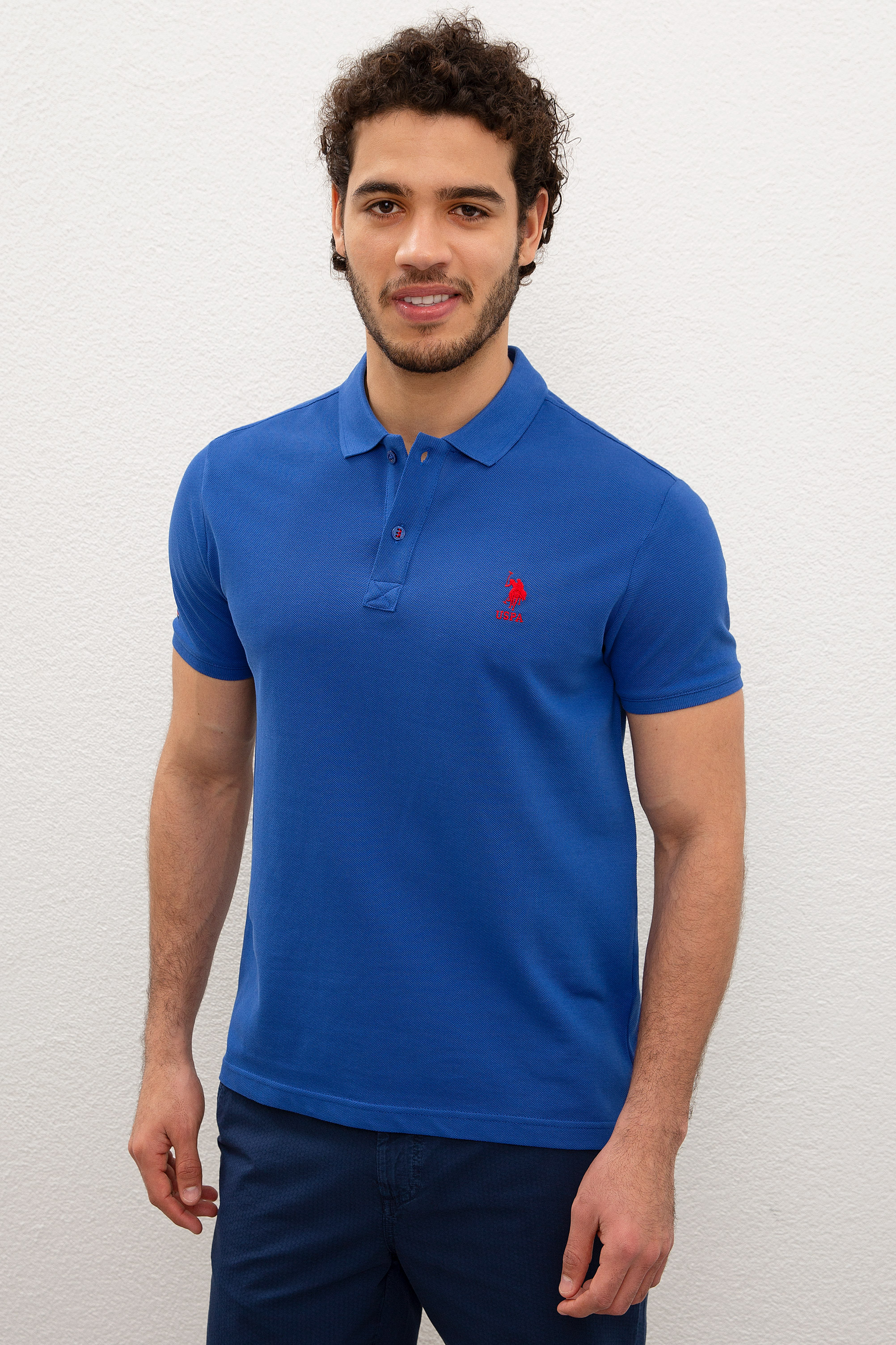 Erkek Saks Basic Tişört - Image 1