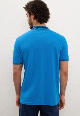 Erkek Kobalt Mavi Tişört - 50219177030